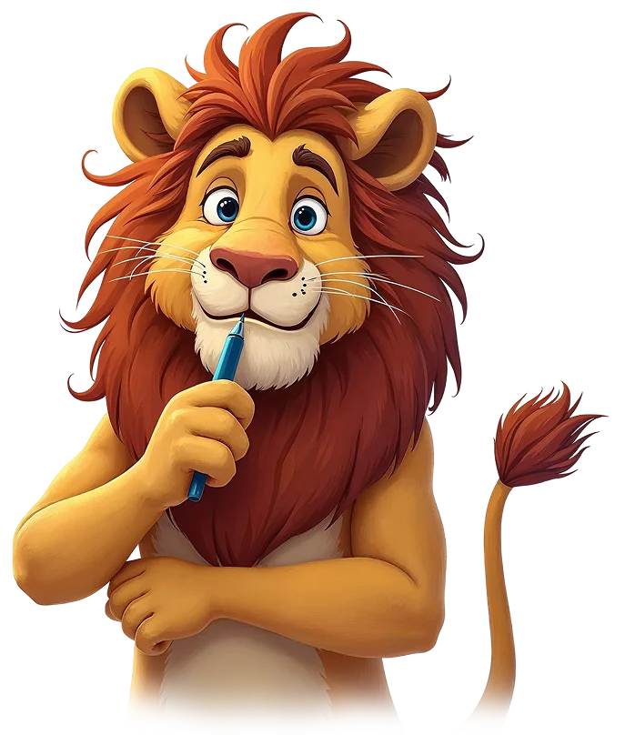 Lion logo design showcasing a creative and professional brand identity, crafted by Swaragh Technologies, the best logo design company in Bangalore.