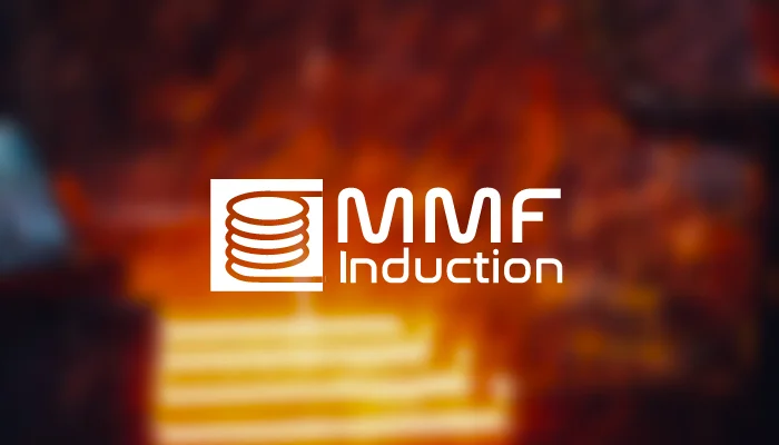 Industrial-style corporate logo design for MMF Induction, designed by Swaragh Technologies, the best logo designing company in Bangalore